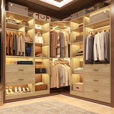Corner Walk-in Closet