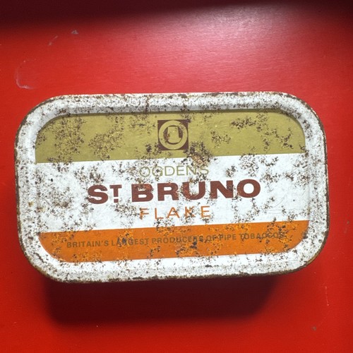Vintage tobacco tin empty - vintage,