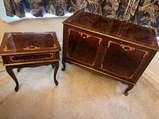 French / Italian Credenza / sideboard with matching Lamp table shabby chic ?