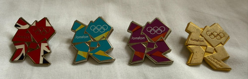 London 2012 olympics pin badge - london,