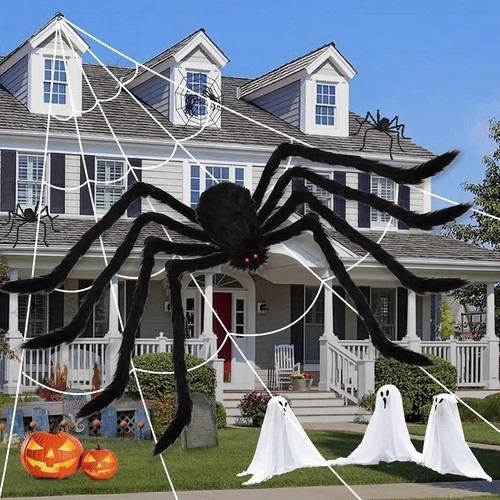 Giant halloween plush spider - giant,
