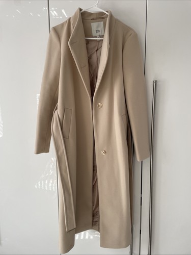 Women beige trench - beige, size