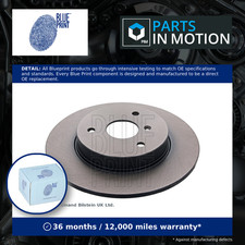2x Brake Discs Pair Solid fits