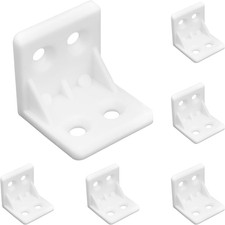 50 PCS White Plastic Corner