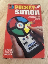 POCKET SIMON MB Games Full Working Order In Original Box With Instructions
