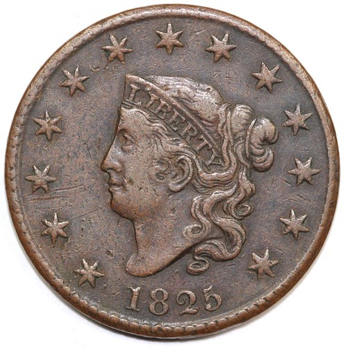 1825 coronet matron head - or,