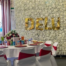 Round Table Cloth Cover Wedding Banquet Desk White Polyester 90 Inch For Hire