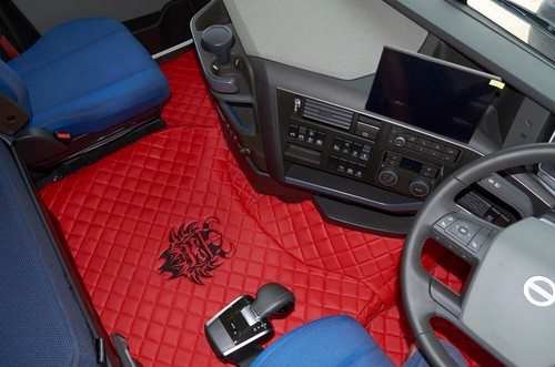Truck eco leather floor mats - truck,