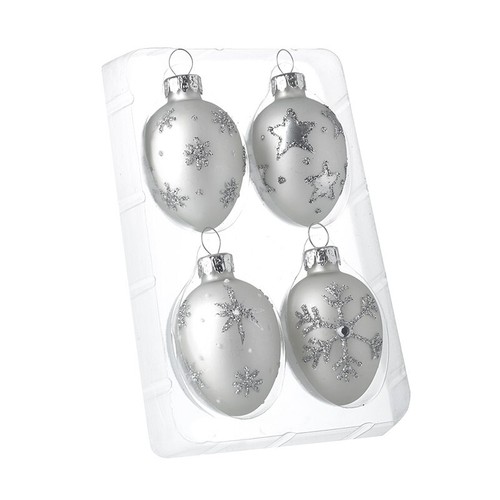 Glass handcrafted baubles - glass,