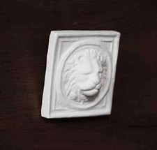 Lion Head Relief Plaster Cast