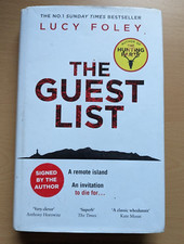 THE GUEST LIST by LUCY FOLEY- HARPER COLLINS - Hardback D/W - 2020 