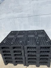 12 x Black Plastic Euro