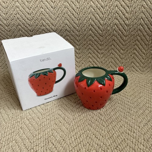 Ban strawberry ceramic - strawberry,