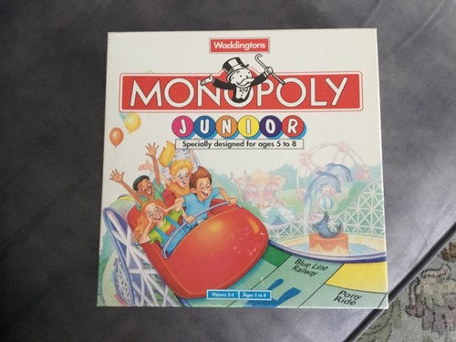 Vintage junior monopoly board - vintage,