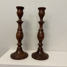 Vintage Pair Wood Wooden