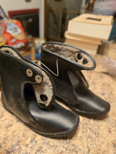 Vintage black platform shoes - black,