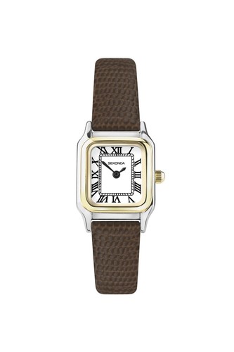Sekonda ladies brown leather - ladies,