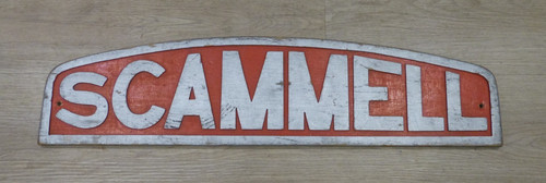 Scammell wooden badge rm - ,
