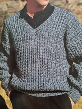KNITTING PATTERN Mens Shetland