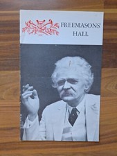 Freemasons Hall. The Edinburgh Festival Society Theatre Programme