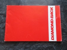 DIAMOND BACK BMX MANUAL OLD