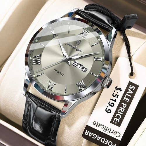 Tourbillon leather watch men - tourbillon, men's