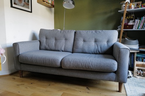 Next two seater sofa charcoal - next,