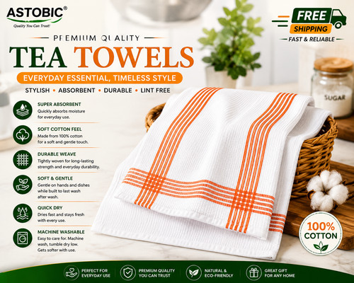 Waffle tea towels super - waffle,