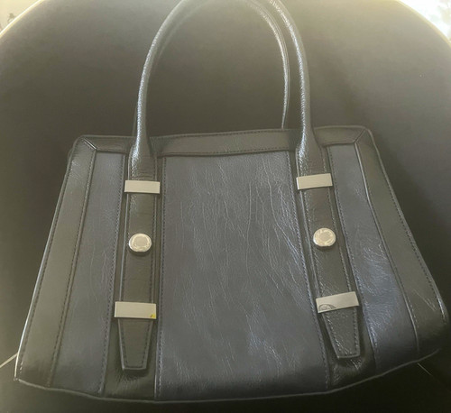 Collection black leather - m&s,