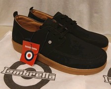 LAMBRETTA PANDA SHOES CHUNKY BLACK MOD SHOES SIZE 12 EU 46 RRP £84.99