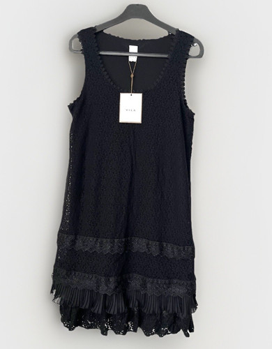Villa layered black - layered, lace