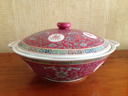 Chinese porcelain mun shou - porcelain, "mun