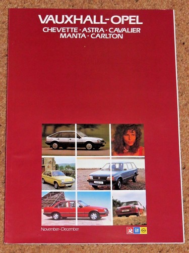 1982 vauxhall opel sales - vauxhall-opel,