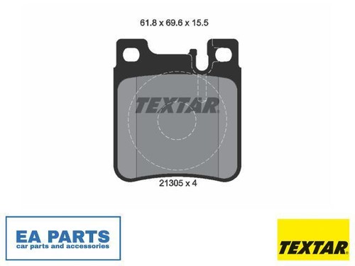 Brake pad set disc - pad, for