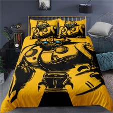 Transformers Bumblebee Single Double King Super King Duvet Quilt Cover Set