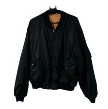 Vintage Black Bomber Jacket