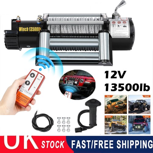 Heavy duty electric winch 12v - duty,