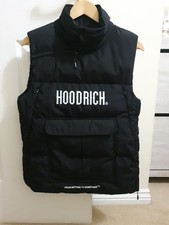 HOODRICH BLACK PUFFER BODY WARMER GILET LADIES SIZE M GENUINE