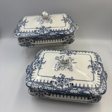 2 x Antique Maling Cetem Ware