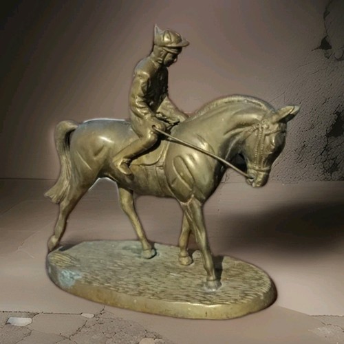 Brass horse and - brass,