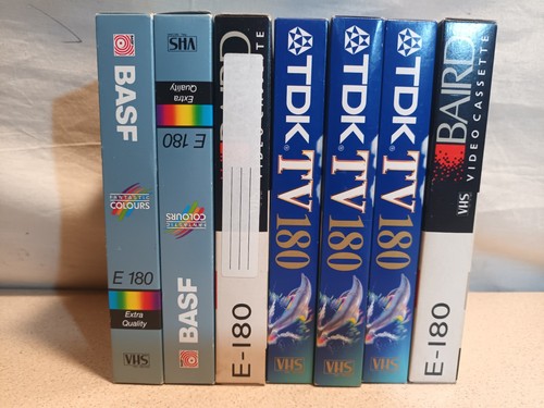 Vhs blank video cassette - x,