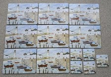 13 Bonfield Coastal/Harbour Design Place/Coaster Mats Holiday Home Caravan 