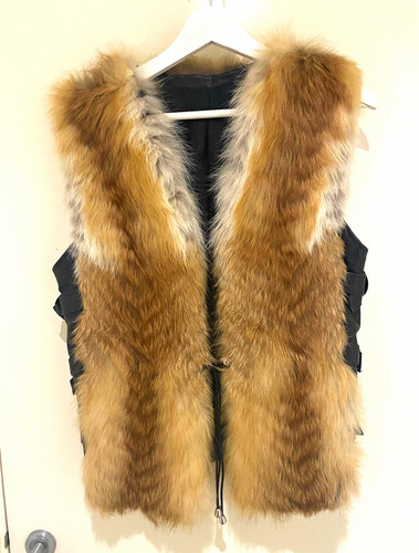 Women black brown faux fur - women's, black/brown