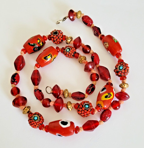 Old vtge moroccan berber bead - moroccan,