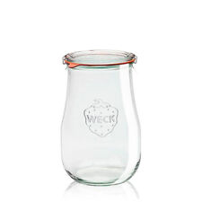 WECK 1750ml Tulip Mason Jar + Lid, Seal & Clamps ¦ Canning Preserving Storage