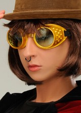 Willy Wonka Style Gold Goggles