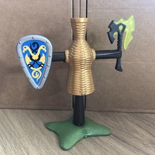 Playmobil Weapons Training Dummy Knights Shield & Axe, History Castle Spares 00