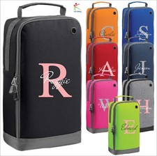 Personalised Football Bag Kids Sport PE Kit Custom Name Initials Birthday Gift