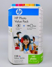 Genuine HP 110 Inkjet Print Cartridge & Photo Paper Value Pack EXP 06/09 Sealed
