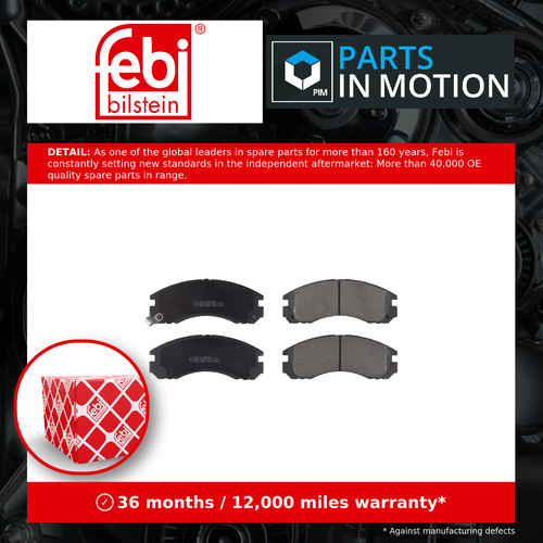Brake pads set - brake, fits